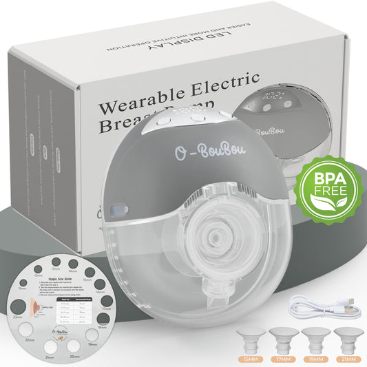 O-BouBou | Tire Lait Electrique Main Libre BPA Free