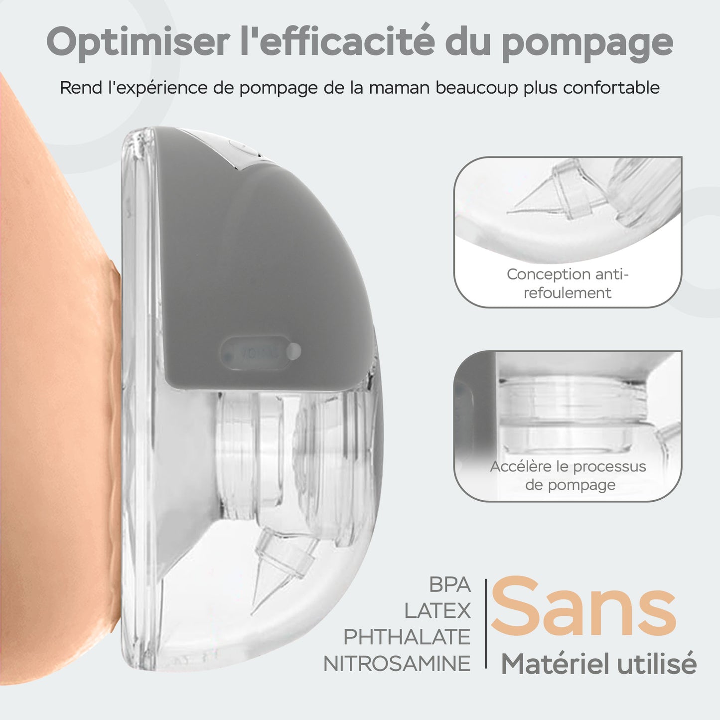 O-BouBou | Inserts de Bride pour Tire-Lait Électrique | Confort & Compatibilité